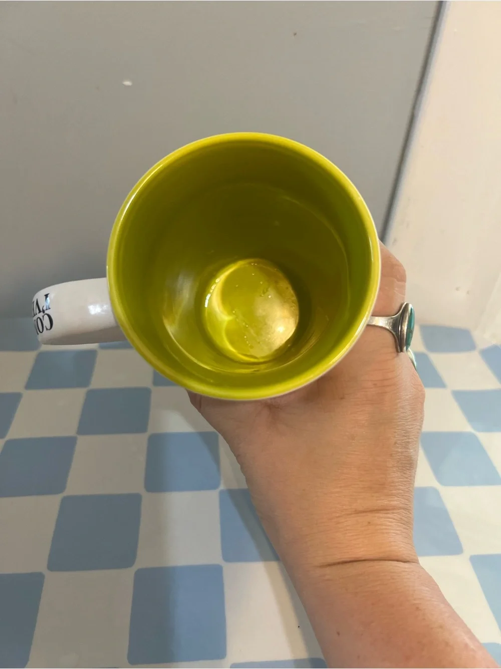 White Ceramic Mug - Go Away / Skedaddle / Buzz off / scram